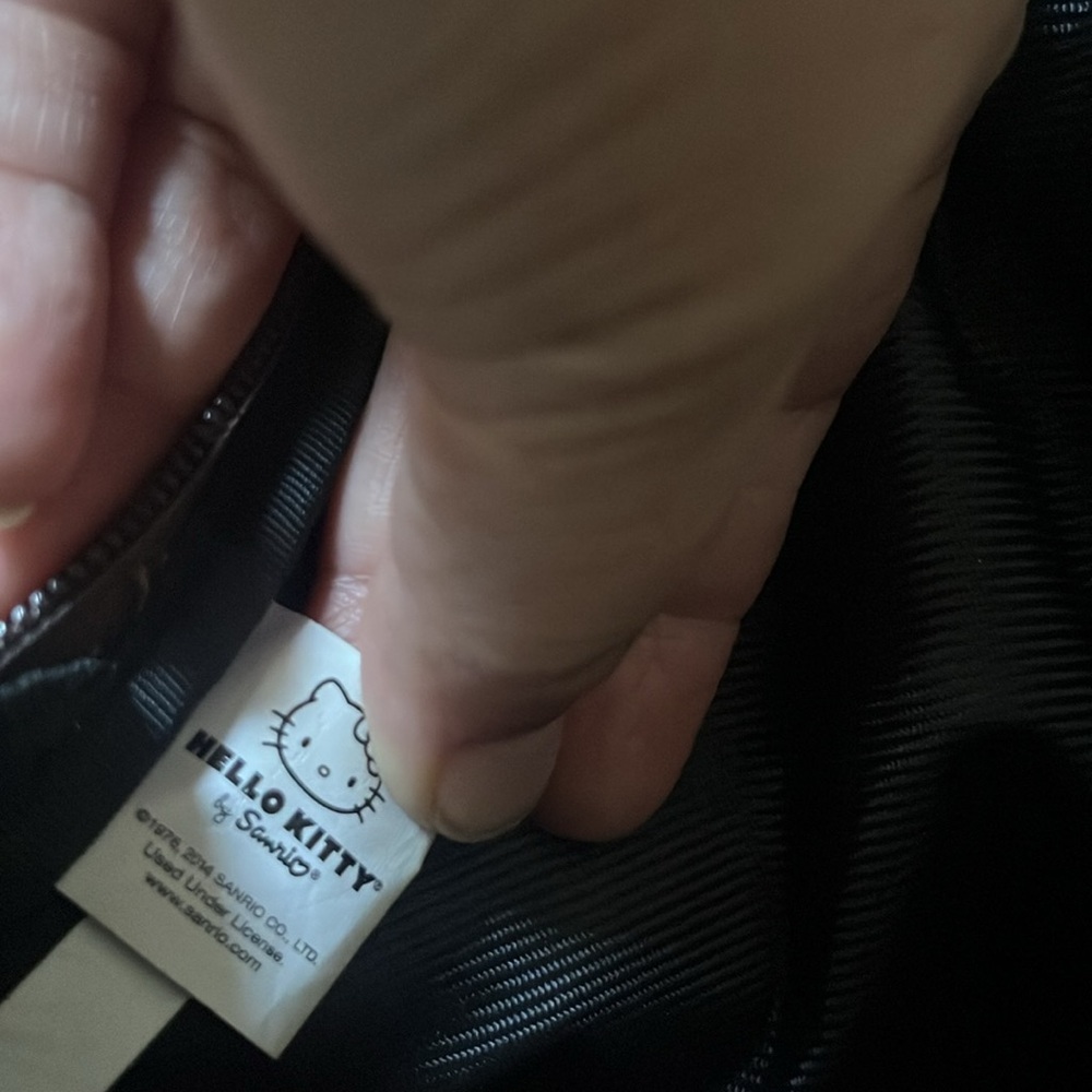 Hello kitty  Large Brown Bag Tote Patent Leather - Picture 11 of 11